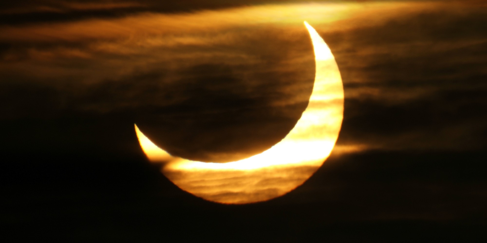 Partial solar eclipse, January 2011